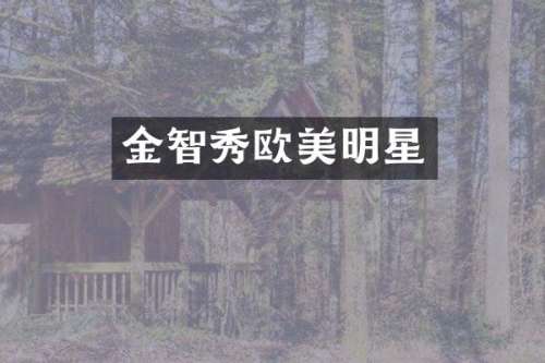 金智秀欧美明星