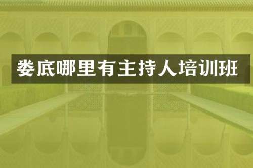 娄底哪里有主持人培训班