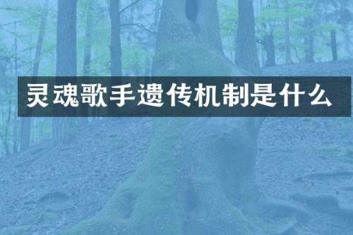 灵魂歌手遗传机制是什么