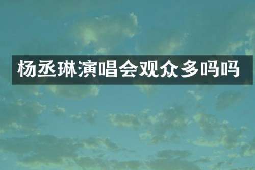 杨丞琳演唱会观众多吗吗