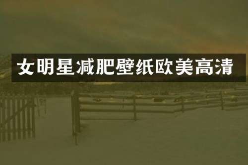 女明星减肥壁纸欧美高清