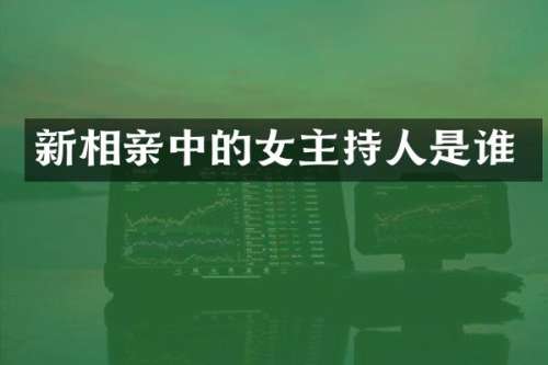 新相亲中的女主持人是谁