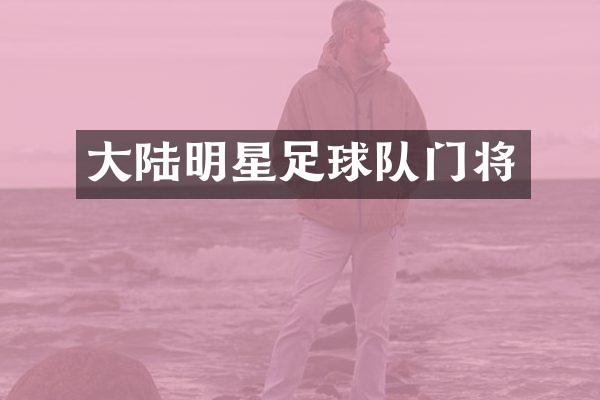 大陆明星足球队门将