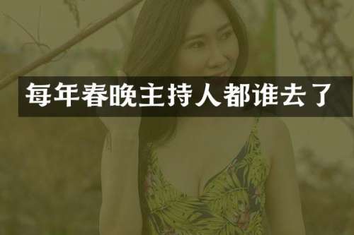 每年主持人都谁去了
