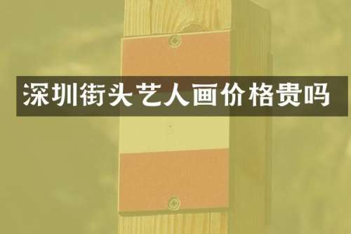 深圳街头艺人画价格贵吗