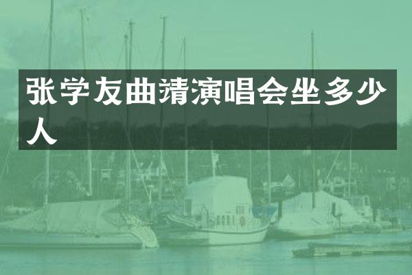 张学友曲靖演唱会坐多少人