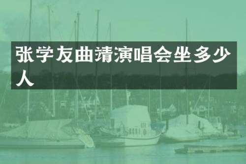张学友曲靖演唱会坐多少人