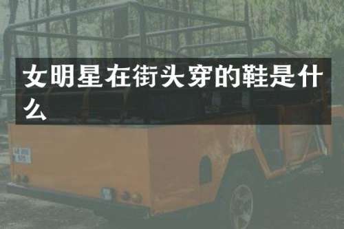 女明星在街头穿的鞋是什么