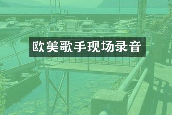 欧美歌手现场录音