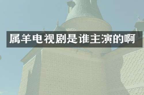属羊电视剧是谁主演的啊