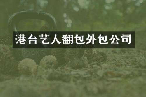 港台艺人翻包外包公司