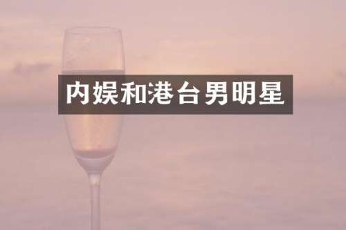 内娱和港台男明星