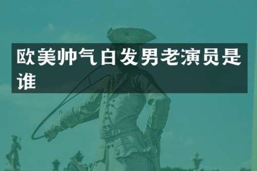 欧美帅气白发男老演员是谁