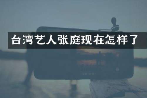 台湾艺人张庭现在怎样了