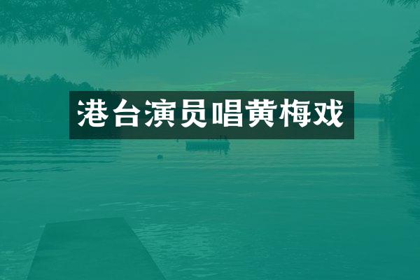 港台演员唱黄梅戏