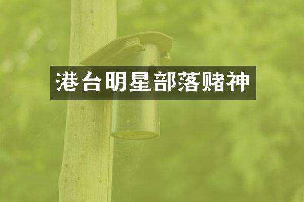 港台明星部落赌神