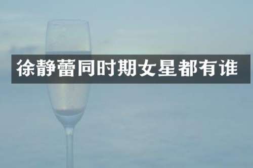 徐静蕾同时期女星都有谁