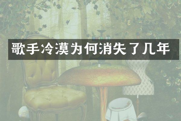 歌手冷漠为何消失了几年
