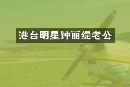 港台明星钟丽缇老公