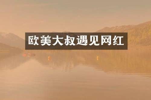欧美大叔遇见网红