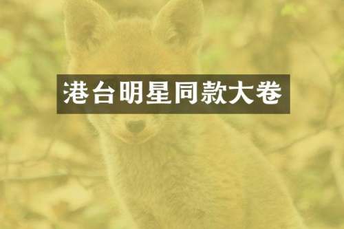 港台明星同款大卷