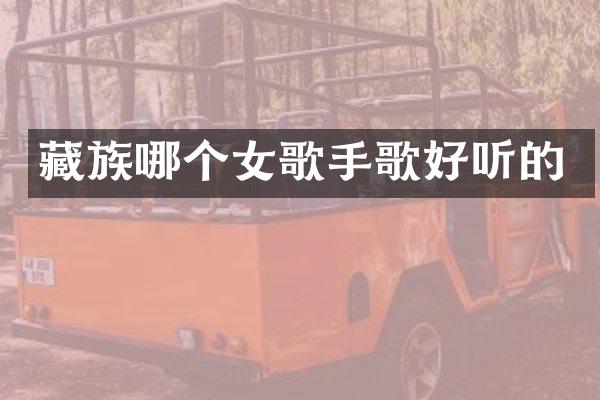 藏族哪个女歌手歌好听的