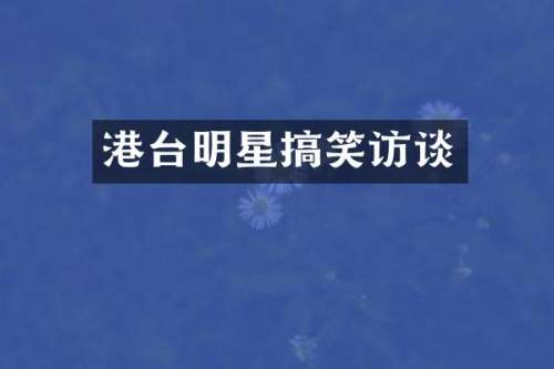 港台明星搞笑访谈
