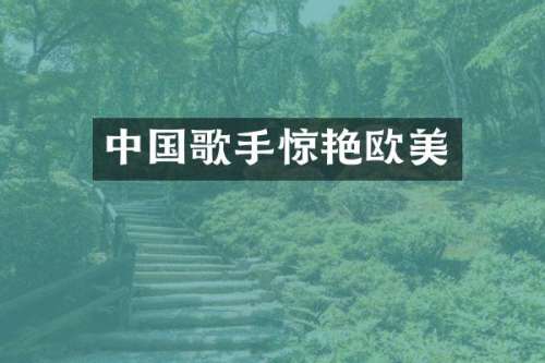中国歌手惊艳欧美