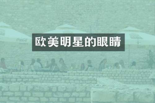 欧美明星的眼睛