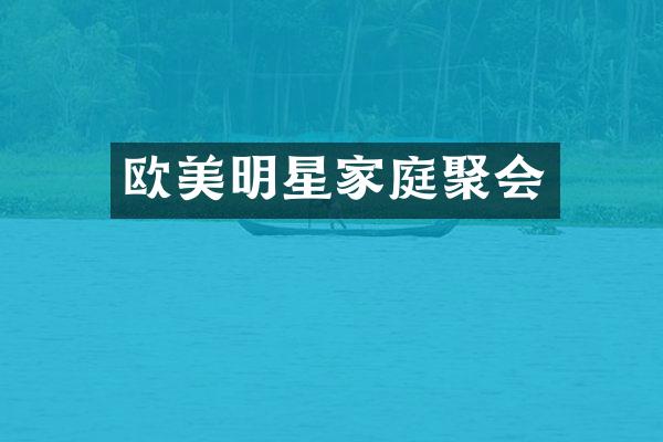 欧美明星家庭聚会