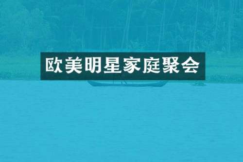 欧美明星家庭聚会