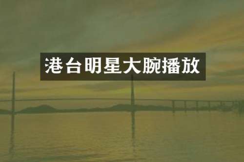 港台明星大腕播放