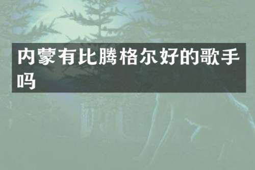 内蒙有比腾格尔好的歌手吗
