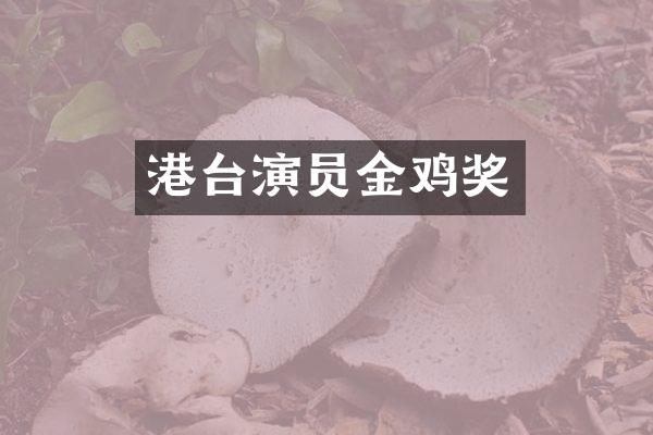 港台演员金鸡奖