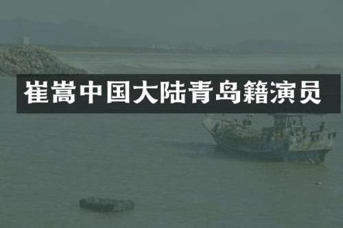 崔嵩中国大陆青岛籍演员