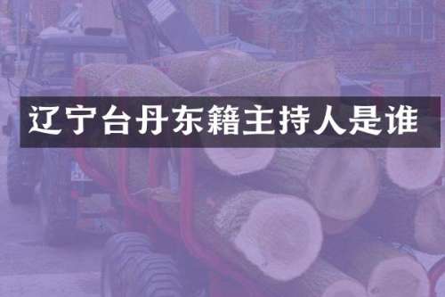 辽宁台丹东籍主持人是谁