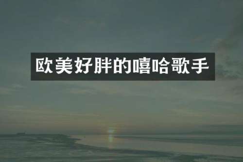 欧美好胖的嘻哈歌手