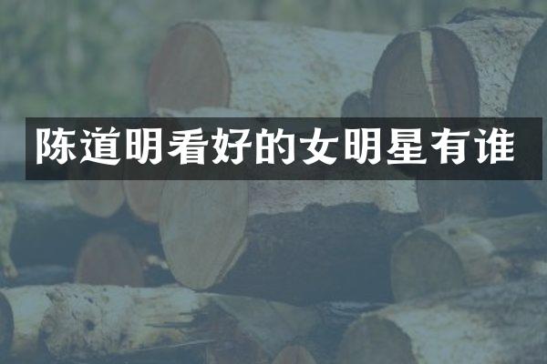 陈道明看好的女明星有谁