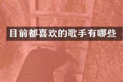 目前都喜欢的歌手有哪些
