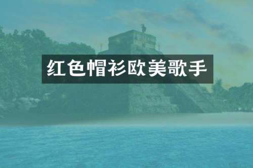 红色帽衫欧美歌手