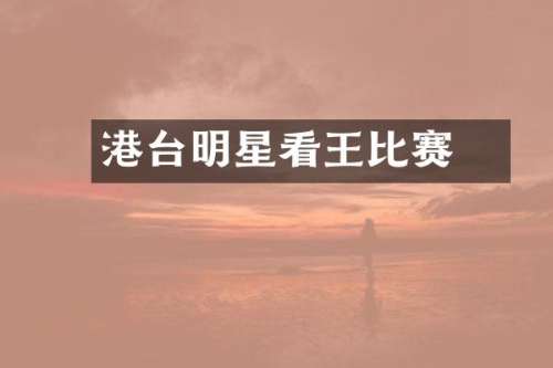 港台明星看王濛比赛