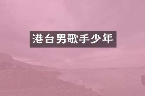 港台男歌手少年