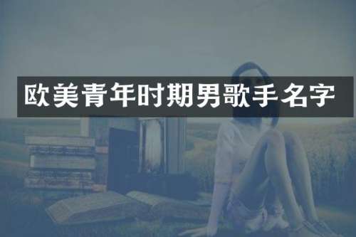 欧美青年时期男歌手名字