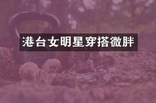 港台女明星穿搭微胖