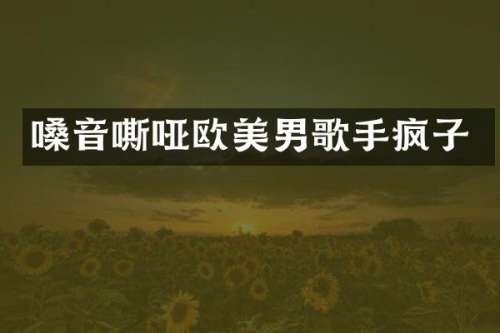 嗓音嘶哑欧美男歌手疯子