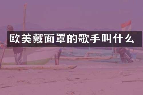 欧美戴面罩的歌手叫什么