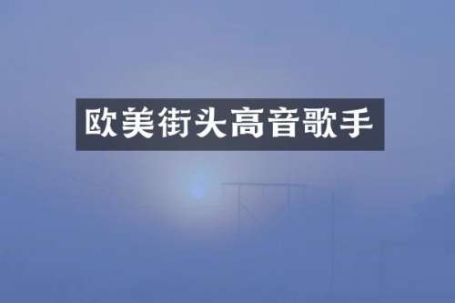 欧美街头高音歌手