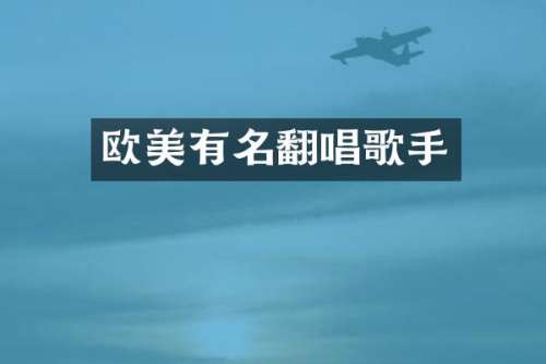 欧美有名翻唱歌手