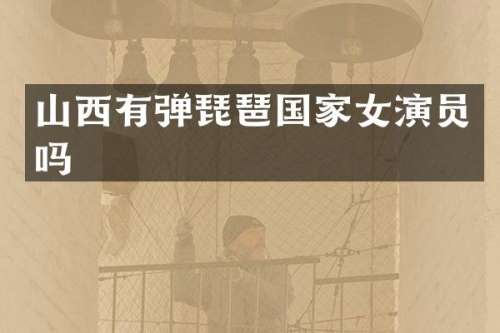 山西有弹琵琶国家女演员吗