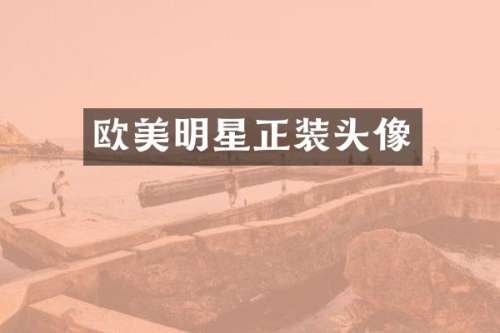 欧美明星正装头像